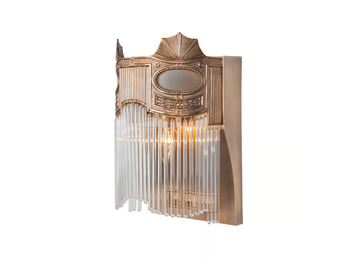 TRIEST III - Handmade brass wall lamp by Patinas Lighting - view 3